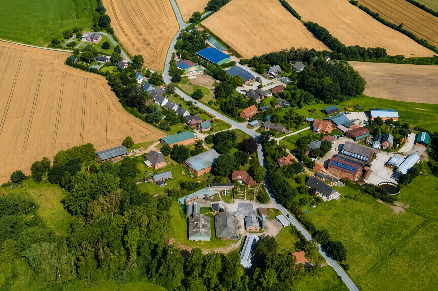 Luftbild von Vorrade