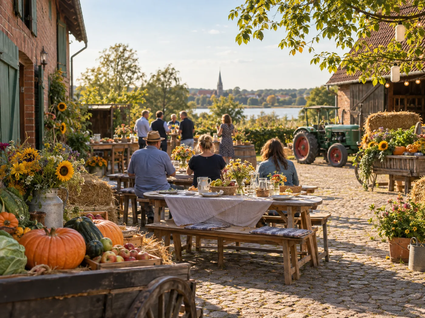 Beispielfoto: gemeinsames Erntefest